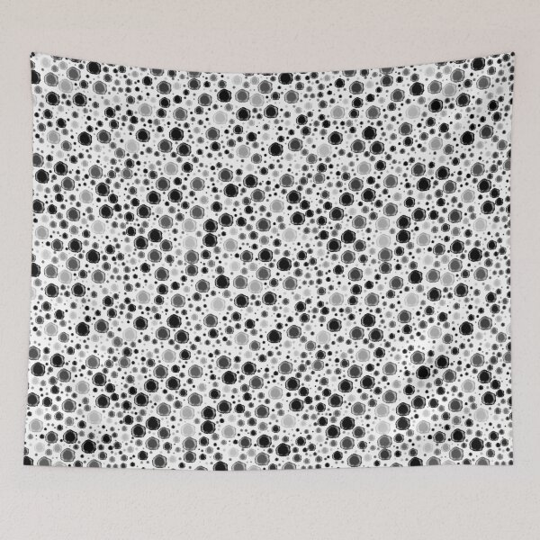 Item preview, Fun Black and White dots pattern. Monochromatic designed and sold by LaBellCreative.
