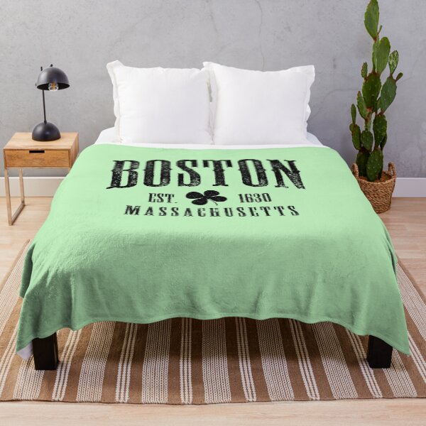 Item preview, Boston Massachusetts T-Shirt Vintage Shamrock Sports Tee designed and sold by TheFlipRepublic.