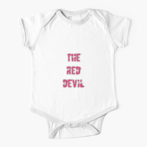 Bodies Bebe Manches Courtes Sur Le Theme Diable Rouge Redbubble