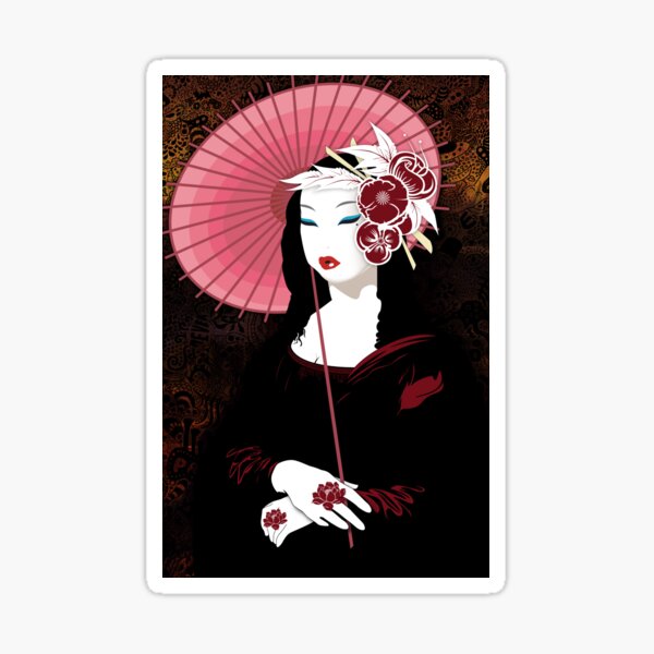 Fior Da Lisa - Geisha Mona Lisa Sticker