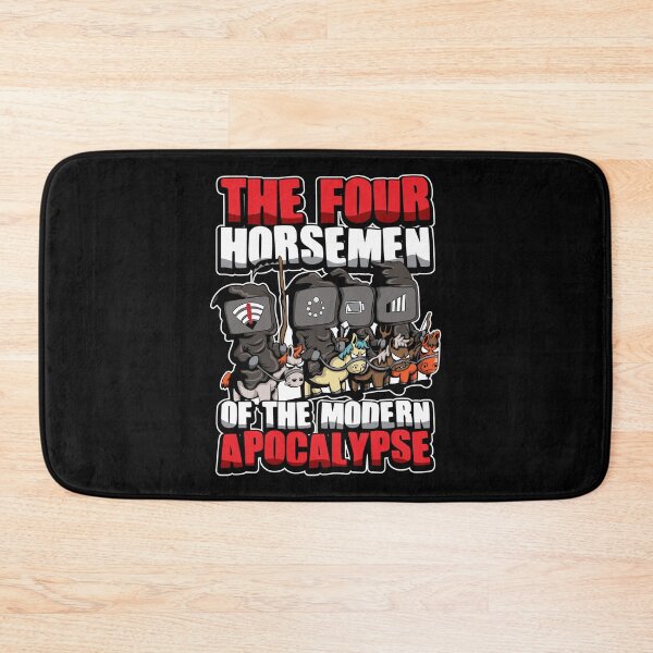 Item preview, The Four Horsemen Of The Modern Apocalypse designed and sold by anziehend.
