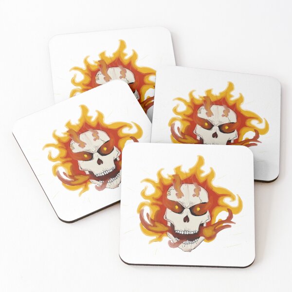 Item preview, Fire Skull Art Scary designed and sold by DragonJake.