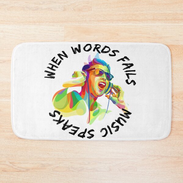 Item preview,  When Words Fail Music Speaks designed and sold by Gamers Hub.