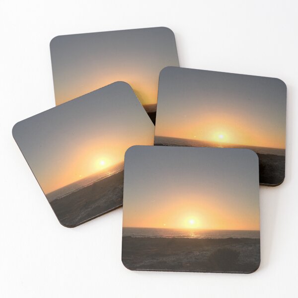 Item preview, Beautiful sunset at the beach at night in California. designed and sold by Tee702.