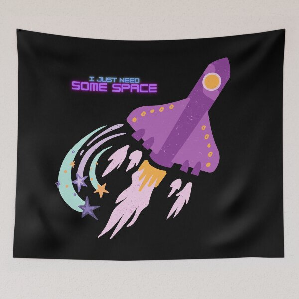 Item preview, I Just Need Some Space Funny Astronomy Gift designed and sold by Nathalie Aynié.