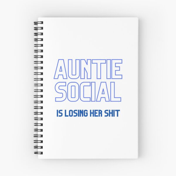 Item preview, Auntie Social Is Losing Her Sh!t designed and sold by Nathalie Aynié.