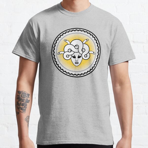 Medusa Shield in Gold Classic T-Shirt
