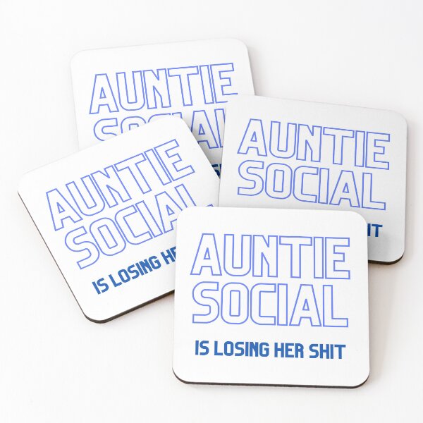 Item preview, Auntie Social Is Losing Her Sh!t designed and sold by Nathalie Aynié.