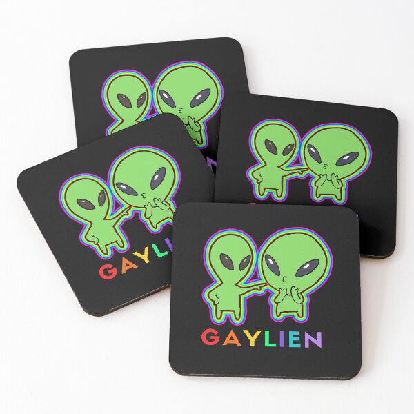 Item preview, Funny Gaylien l Rainbow Alien Cool Cute Humor LGBT l Gay Pride designed and sold by Sujitra  Romyen.