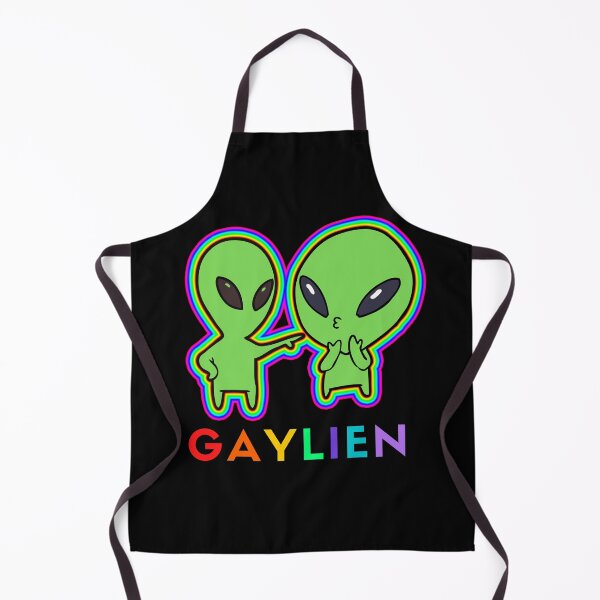 Item preview, Funny Gaylien l Rainbow Alien Cool Cute Humor LGBT l Gay Pride designed and sold by Sujitra Romyen.