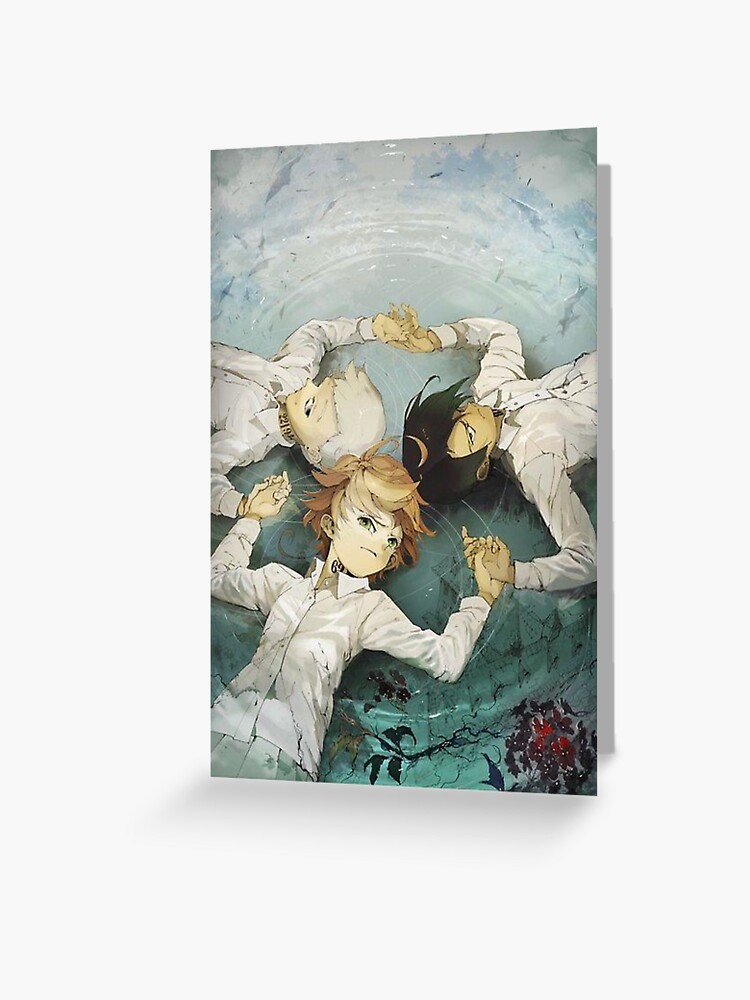 Anime The promised neverland, Ray, Emma and Norman Anime The promised neverland, Ray, Emma and Norman