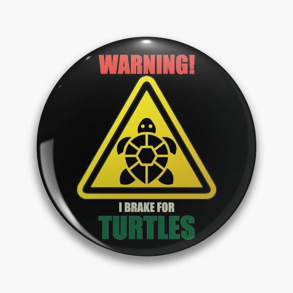 Item preview, I Brake For Turtles | Biodiversity designed and sold by GravitiTees.