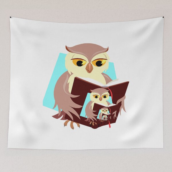Item preview, Reading like an owl designed and sold by lsepolis123.
