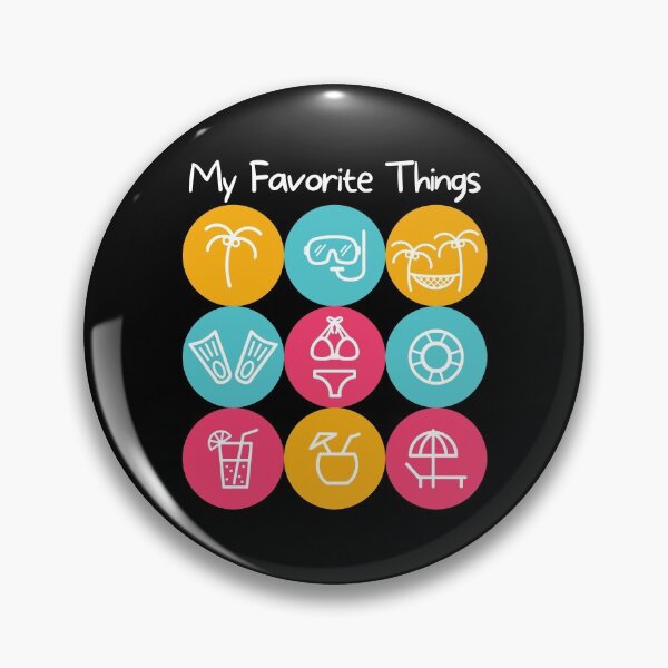 Item preview, My Favorite Things On The Beach designed and sold by StudioAquaLumos.