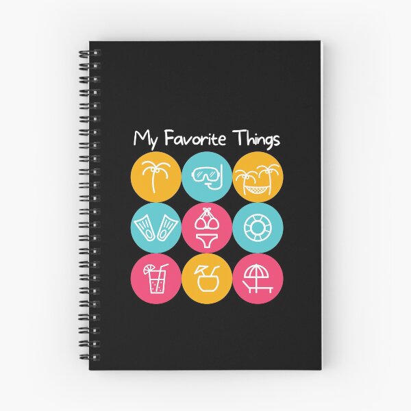 Item preview, My Favorite Things On The Beach designed and sold by StudioAquaLumos.