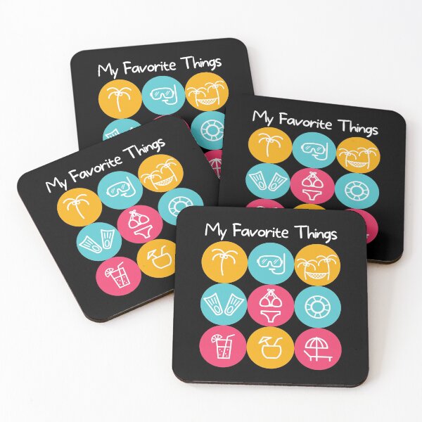 Item preview, My Favorite Things On The Beach designed and sold by StudioAquaLumos.