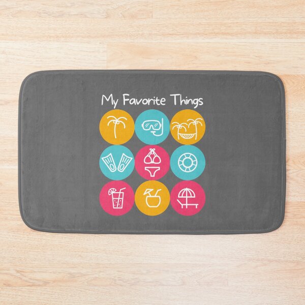 Item preview, My Favorite Things On The Beach designed and sold by StudioAquaLumos.