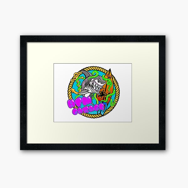 HFM GARAGE Framed Art Print