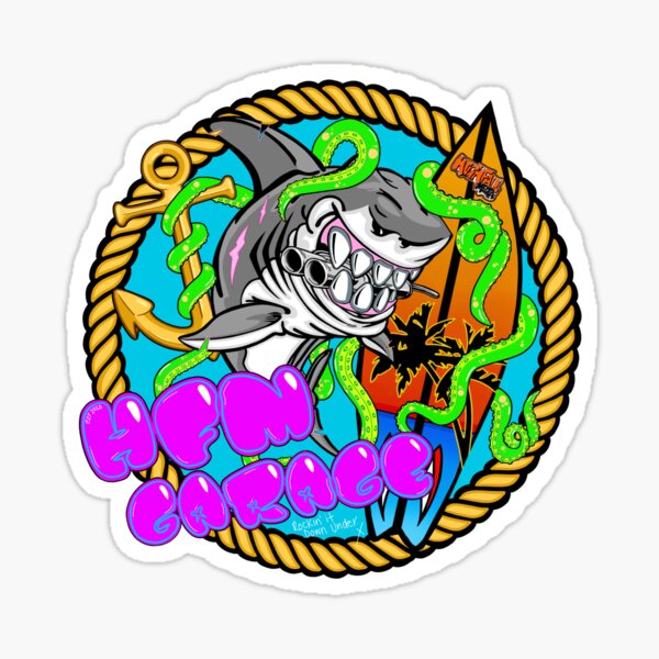 HFM GARAGE Sticker