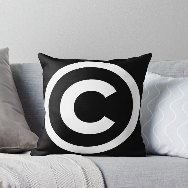 Item preview, Copyright Sign White designed and sold by ZeptoShop.