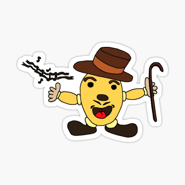 patate chantante Sticker