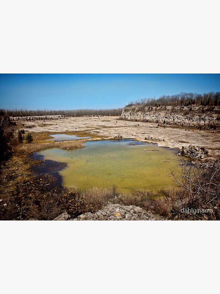 "Castalia Quarry Reserve" Sticker by dahlymama Redbubble