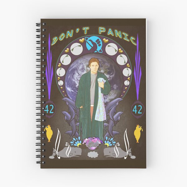 Item preview, Art(hur) Nouveau - Hitchhikers Guide designed and sold by Caitlin Teasdale.