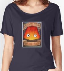 Howl's Moving Castle Illustration - CALCIFER (original) Women's Relaxed Fit T-Shirt