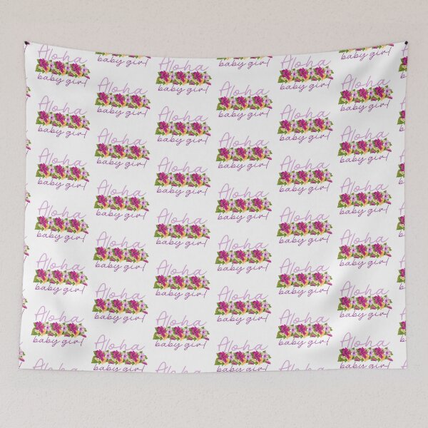 Item preview, Aloha Baby Girl! designed and sold by PawsitiveMum.