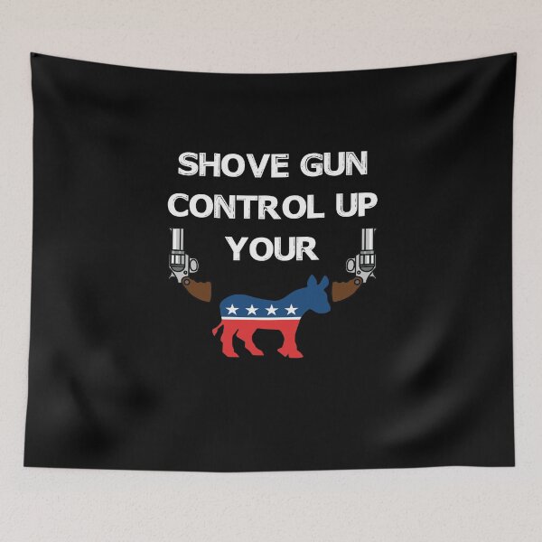 Item preview, Shove Gun Control Up Your Retro designed and sold by Niishouseca.