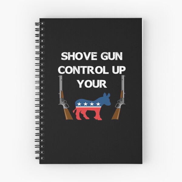 Item preview, Shove Gun Control Up Your Vintage Retro designed and sold by Niishouseca.