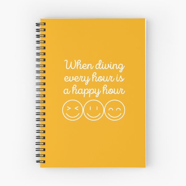 Item preview, When Diving Every Hour Is A Happy Hour designed and sold by StudioAquaLumos.