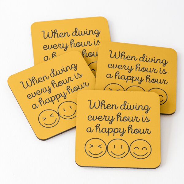 Item preview, When Diving Every Hour Is A Happy Hour designed and sold by StudioAquaLumos.