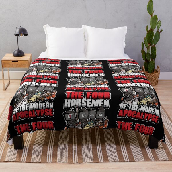 Item preview, The Four Horsemen Of The Modern Apocalypse designed and sold by anziehend.