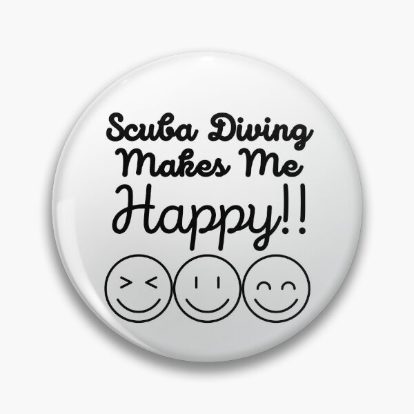 Item preview, Scuba Diving Makes Me Happy!! designed and sold by StudioAquaLumos.