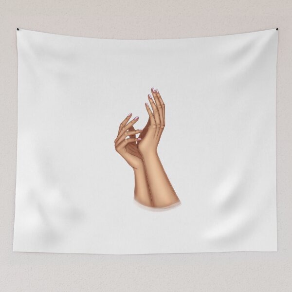 Item preview, Two hands raised up on a white background  designed and sold by Iris777.