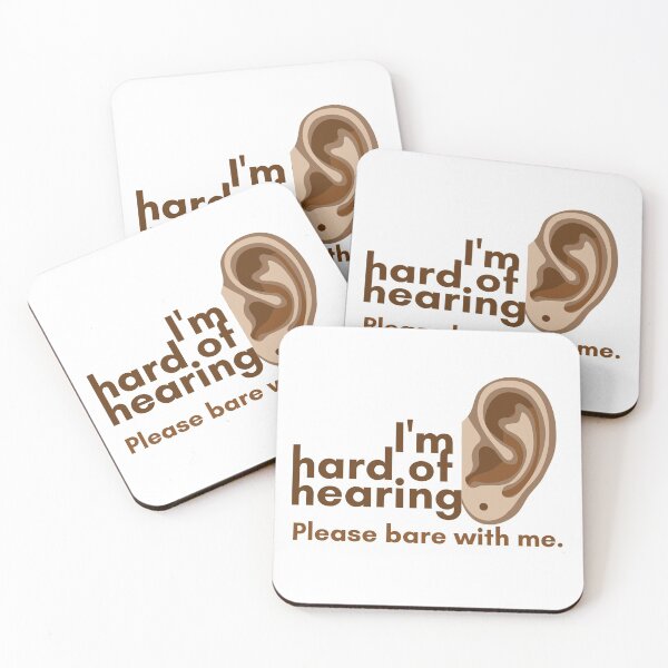 Item preview, I am hard of hearing please bare with me - Hearing Impaired designed and sold by designsbyshella.
