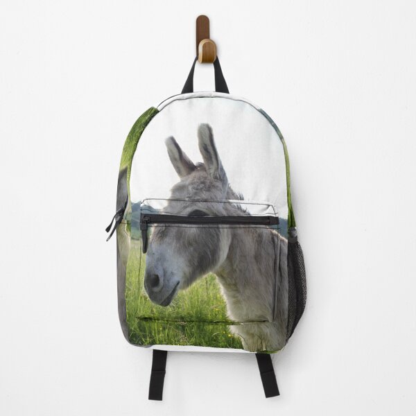 Item preview, Adorable grey donkeys in the high grass meadow	 designed and sold by EstelleRossetti.