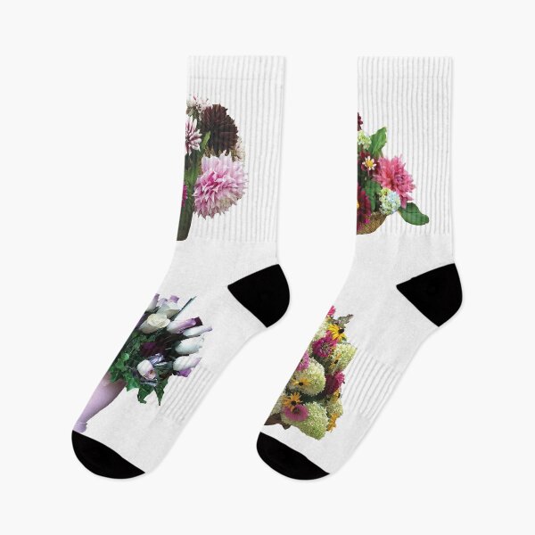 Item preview, Sticker Pack_4 Floral Arrangements, Dahlia,Hydrangea, Roses designed and sold by bryanmcclelland.