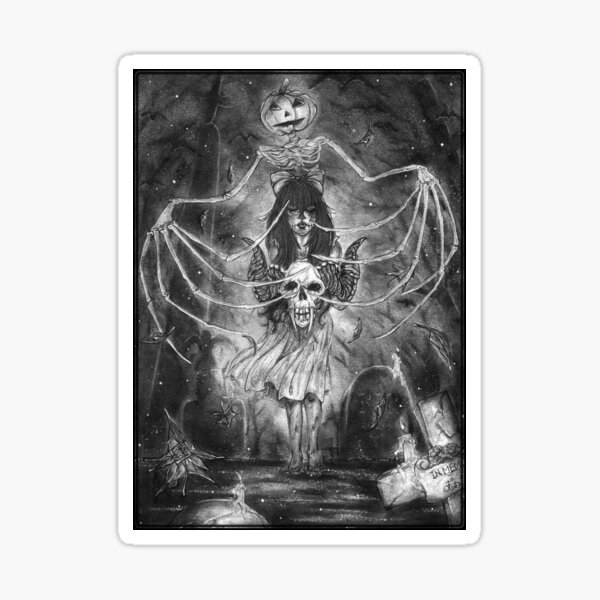 Watch Out For The Ghouls During Halloween Sticker
