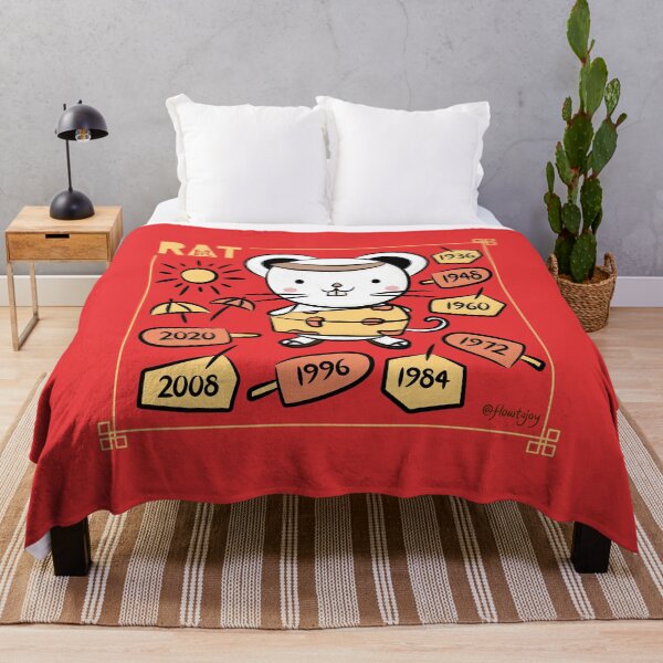 Item preview, Year of the Rat Chinese New Year Zodiac Animal designed and sold by flowtojoy.