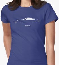 997 brushstroke design Women's Fitted T-Shirt