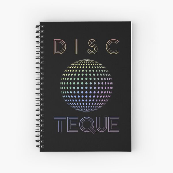 Eurovision 2021- Eurovision song contest - ESC fans - Discoteque (pride colors) Spiral Notebook