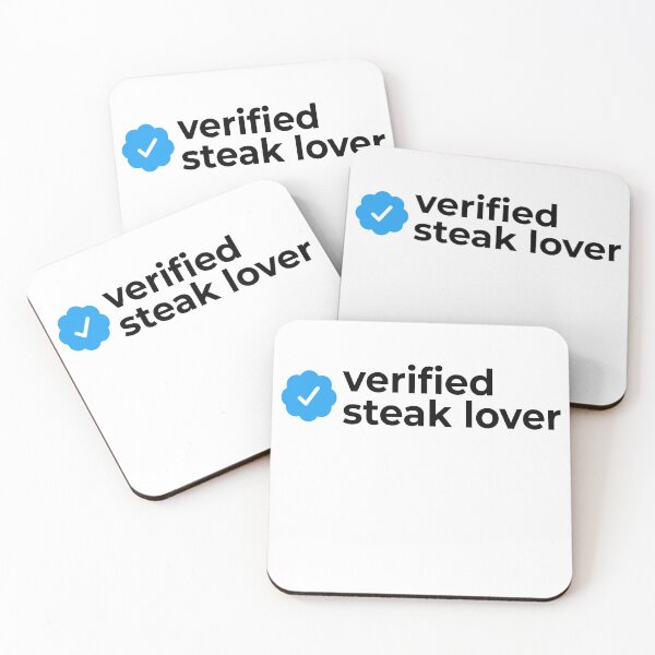 Item preview, Verified steak lover designed and sold by EnjoyMyTees.