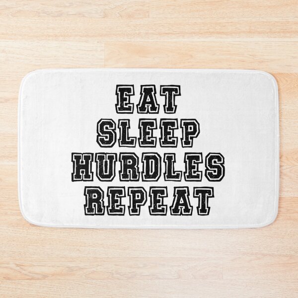 Item preview, Eat, sleep, hurdles and repeat designed and sold by Mandala & More.