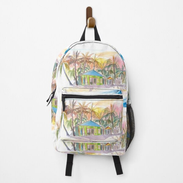 Item preview, Dominican Republic Beach in Punta Cana with Shops designed and sold by artshop77.