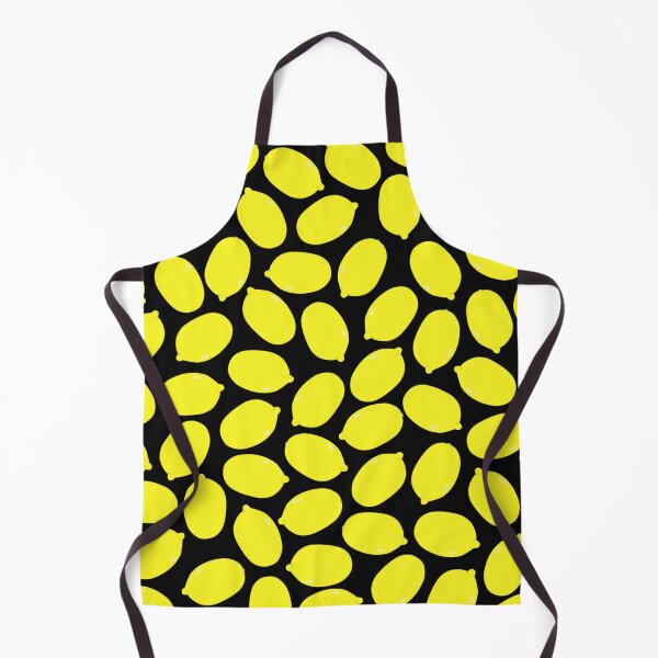 Item preview, Flat lemons on black background designed and sold by SpottedPilot.