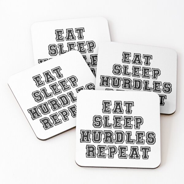 Item preview, Eat, sleep, hurdles and repeat designed and sold by Mandala & More.