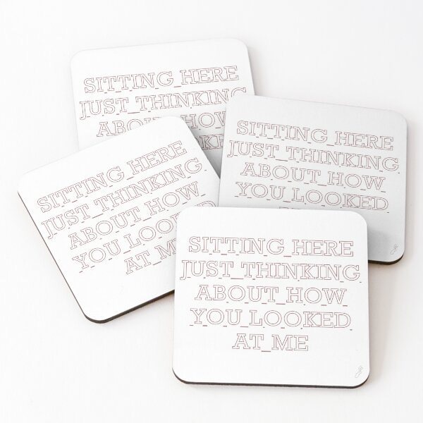 Item preview, SITTING HERE JUST THINKING ABOUT HOW YOU LOOKED AT ME designed and sold by themindfuljay.