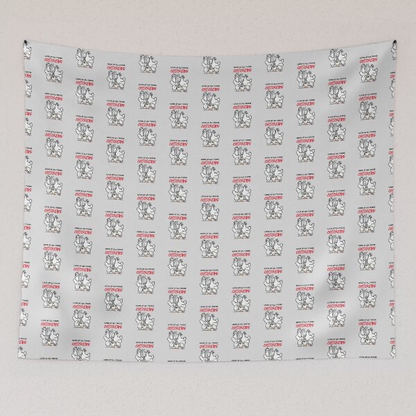 Item preview, Look at all those Chickens - funny chicken design in black and red text designed and sold by katiekendall.